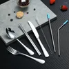 Juegos de vajilla Juego de cubiertos de acero inoxidable Cuchara y palillos Artículos para el hogar Vajilla de cocina Cucharas Tenedores Utensilios para accesorios Cena