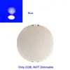 Sun Sun Round 12V 50W Lâmpada LED 6000lm Painel de espuma super brilhante 108mm lâmpada de cor azul branco azul branco azul frio com dimmer