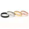 Wedding Rings Fashion Smooth Ring Simple Stainless Steel Inside And Outside Arc Hand Polished Mirror For Women Couple Jewelry