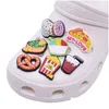 Shoe Parts Accessories Wholesale Food S For Croc Soft Rubber Pvc Charms Buckles Fashion Drop Delivery Shoes Dhphx