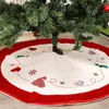 Kerstdecoraties -CHRISTMAS Boomrok 120 cm Ronde tapijtbodem Decoratiejaar Huis Outdoor Decor Event Feestjes Rokken