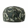 Berets Camouflage Ivy Flat Cap Men Camo Beret Hat French Style Cabbie Duckbill Classic Sboy Male Dropship