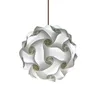 UPS 300 pièces = 10 ensembles de pendentifs modernes à faire soi-même, lampe boule roman IQ, Puzzle coloré, lumières suspendues 25CM/30CM/40CM, 3 tailles