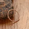 Fedi nuziali 2MM Knuckle Rope Twist Ring Fascia in acciaio inossidabile per donna Ragazza Uomo Classico Minimalismo Impilabile Gioielleria raffinata