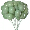 Décoration de fête ballons verts ballon de 10 pouces pour anniversaire mariage bébé douche fournitures ou arche