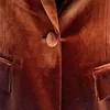 Calças de duas peças femininas outono do terno elegante em estilo coreano Blazers Blazers Jackets Bell Bottomed Set F027Women's