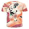 Men's T Shirts And Women's 3D Animated Printed T-shirt Creative Short Sleeve Comfortable Fashion 2023