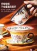 カップソーサー面白い骨中国コーヒーカップセットかわいい花アイスビルヴィンテージメイトアイスタザセラミカドリンクウェア