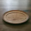 Пластины nomici самостоятельно сделанный овальный деревянный поднос хлебная тарелка простая посуда Завтрак чай