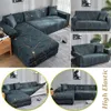 Chair Covers 2023 1/2/3/4 Seater Sofa Cover For Living Room Stretch Couch Armchair Elastic L Shaped Corner Chaise