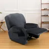 Coprisedie Copridivano reclinabile in velluto Poltrona reclinabile elastica elasticizzata per soggiorno Proteggi chaise longue regolabile