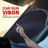 Bil Sunshade Auto Cover Windshield Snow Sun Shade Waterproof Protector Front Windcreen Styling Accessoarer
