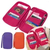 Storage Bags Travel Wallet Family Passport Holder Creative Waterproof Document Case Ticket Organizer Multi-Function Bag Cardholder