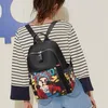 Schooltassen dames mode coole waterdichte oxford doek graffiti bedrukte tas backpack nationaal tij winkelen grote capaciteit handtas