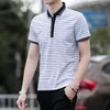 Men's Polos Short Sleeve Men Polo Shirt Party Fashion Casual Unlined Upper Garment Trend Pure Cotton 2023