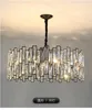 Hanglampen licht luxe woonkamer kristallen lamp modern eenvoudige ronde zwart Amerikaanse sfeer huis eetkamer slaapkamer kroonluchter