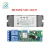 Tuya – Module de commutation de moteur Wifi intelligent, 5V 12V 32V 220V RF 433, télécommande Radio 1/2/4 canaux, relais Inching