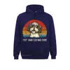 Sweats à capuche pour hommes Sweats Sweats Men Hoods à manches longues Mens Shih tzu papa jamais drôle Gift Dog Lover Hoodie