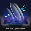 Óculos de sol Moda Anti -Blue Light Sport Reading Glasses Men Big Square Presbyopia Eyeglass Lens Clear Gaming Computer Glassessung2964408