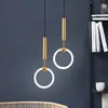 Lámparas colgantes Modern Deco Maison Luminaire Suspendu Iron Living Room Restaurant Chambre Luminaria PendentePendant