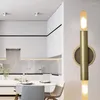 Duvar lambaları Bakır lamba altın aplikler ev dekorası yatak odası modern led ayna ışık fikstürleri İskandinav çatı katı endüstriyel armatür