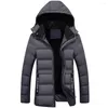 Men's Down Parkas Hombre Coats National Costume Winter Fashion Windbreaker Overcoat Jackets Thick Windproof Fit Brand Casual
