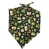 Vêtements pour chiens 9 pièces ST Patrick's Day Bandana trèfle fournitures pour animaux de compagnie accessoires vert Bandanas écharpe petit chat chiot