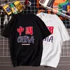 Męskie koszule T Hip Hop Clothing Style Koreańskie długie rękawie T-shirt krótkie rękawowe