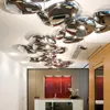 天井の光北欧のランプポストモダンミニマリストの雰囲気リビングルームランプクリエイティブアートパーソナライズされたホールマーキュリーLED