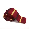 Noeuds papillon Ricnais 5.5 cm tricoté cravate mince pour hommes cadeau de mariage hommes maigre coloré tricot rayé femmes