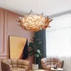 Hängslampor nordiska Italien postmoderna veli ljuskrona kreativa vardagsrum ljus matsal sovrum belysning fixturer