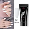 Nail Art Kit Gel Polish 25g Trasparente Camouflage Colore Fibra di vetro Gelatina dura Costruzione rapida Estendi gomma acrilica