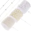 Party Decoration 3 Rolls/295ft Faux Pearl Beads Garland Bead Roll Strand