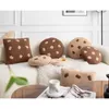 Pillow Fashion Cookie Chic Stuffed Soft For Sofa Office Rest Throw Love Present Room Decoration Chair Bedding