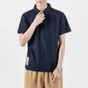 Mens Polos Excellent Quality Men Polo Shirts 2023 The Cost-effective Male Short Sleeve Summer Solid Clothing M-5XL S5508