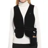 Women's Vests Heating Vest Hook Loop Fasteners 3 Levels Pocket Thermal Warming USB Electric Waistcoat Clothing