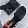 Pantofole Estate 2023 Donna Peep Toe Slide Donna Flat Solid Shoes Donna PU Leather Ladies Beach Casual Plus Size Calzature