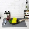 Table Mats Heat Resistant Draining Tableware Silicone Mat Placemats Dish Drying Placemat Kitchen Dishwaser Cushion Pad