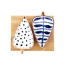 Placas 2/4pc Definir placa de cerâmica criativa com bandeja de madeira Molho de molho de soja lanche de vinagre para molho de cozinha sushi
