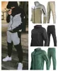 Winter Tracksuits 디자이너 Thin Mens Sportswear Tech Fleece Pants Tracksuit Sportwear Pant Loose One Zip Comouflage Mans Asian Szie M-2XL Beol