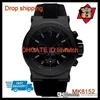 100 ٪ حركة اليابان الأصلية انخفاض جديد MK8152 MK8184 MK8295 MK8296 MK8445 MEN SILICONE RUBBER STRAP Chronograph WAT201P