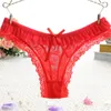 Dames slipje L'Bellagiovanna dames ondergoed g-string sexy gaas string briefs vrouwelijk transparante intieme mooie ruches panty