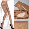 Women Socks Sexy Shiny Glossy Long Stocking Pantyhose Classic Test Sheer Oil Shine Glitter Tights