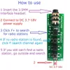 FM13A01 2 채널 스테레오 VHF 라디오 모듈 수신기 보드 76MHz ~ 108MHz DC 3.7V-18V