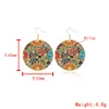 Dangle Earrings & Chandelier Exaggerate Big Circle For Woman Drop Alloy Geometric Dripping Flowers Gift JewelryDangle