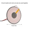 10 W/7,5 W/5 W 5 V Qi Drahtlose Schnelle Ladegerät Lade Sender Modul Platine mit spule Für Mobiltelefone 25mm Abstand