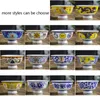 Tigelas tigelas tigela de arroz autêntico jingdezhen sofisticado de porcelana branca sopa de sopa de cerâmica vintage ramen contêiner em casa artesanato de utensílios domésticos