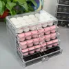 Opbergdozen 5 lagen nagelaccessoires doos cosmetisch acryl organizer sieraden transparant display rack plastic lade