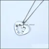 Подвесные ожерелья 2pcs Сердце Лав головоломка для женщин.