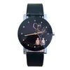 Relojes de pulsera 2023 Reloj de pulsera para hombres Estudiante Pareja Elegante Spire Glass Belt Cuarzo Los relojes para hombre Caja redonda Correa lisa